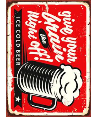 Bar Tema 6 - Ahşap Retro Tablo