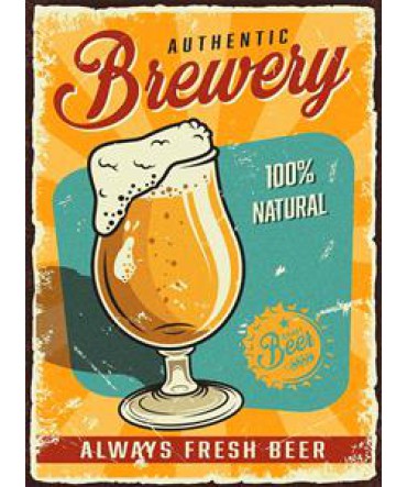 Bar Tema 12 - Ahşap Retro Tablo