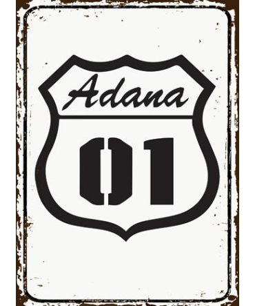 Adana Tablosu 5 - Ahşap Retro Tablo