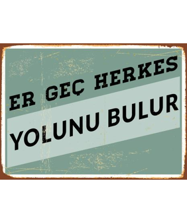 Adana Tablosu 9 - Ahşap Retro Tablo