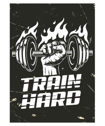 Amerikan Teneke Görünümlü 58 - Ahşap Retro Tablo