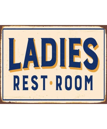 Amerikan Teneke Görünümlü 79 - Ahşap Retro Tablo