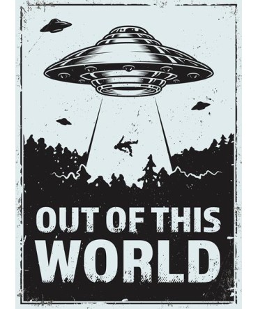 Amerikan Teneke Görünümlü 96 - Ahşap Retro Tablo