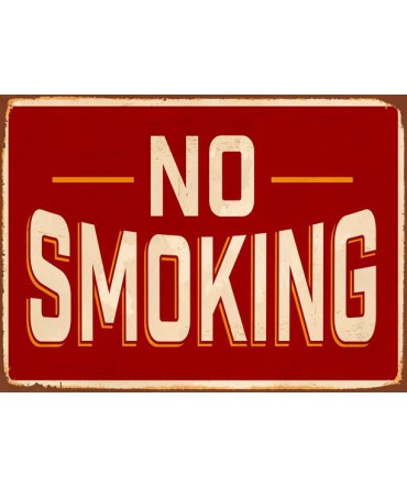 Amerikan Teneke Görünümlü 107 - Ahşap Retro Tablo