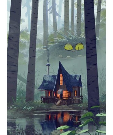 Doğa 13 - Ahşap Retro Tablo