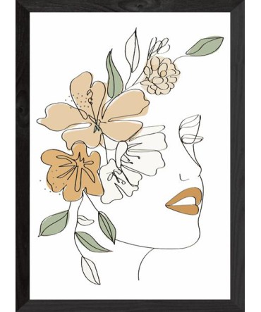 Line Retro Tablo 3 - Ahşap Retro Tablo