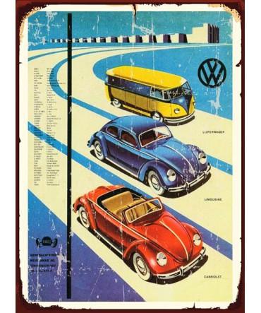 Otomobil 13 - Ahşap Retro Tablo