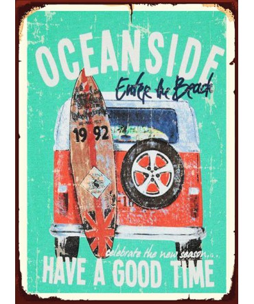 Otomobil 2 - Ahşap Retro Tablo