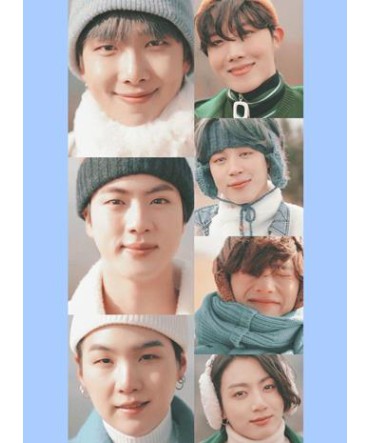 K-Pop Temalı Tablo 1 - Ahşap Retro Tablo