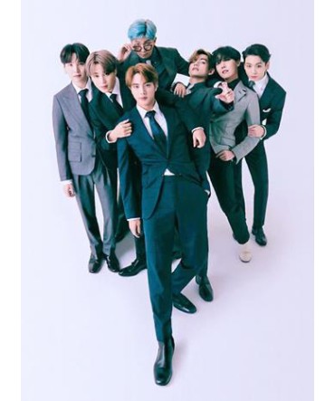 K-Pop Temalı Tablo 2 - Ahşap Retro Tablo