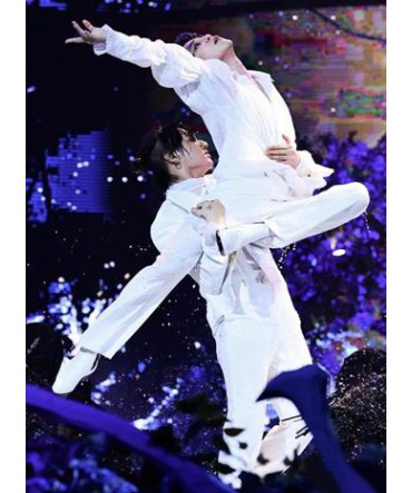 K-Pop Temalı Tablo 4 - Ahşap Retro Tablo