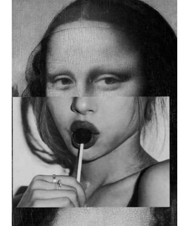 K-Pop Temalı Tablo 41 - Ahşap Retro Tablo