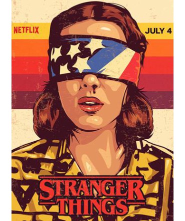 K-Pop Temalı Tablo 56 - Ahşap Retro Tablo