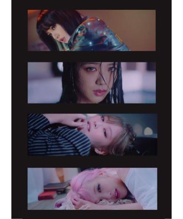 K-Pop Temalı Tablo 73 - Ahşap Retro Tablo