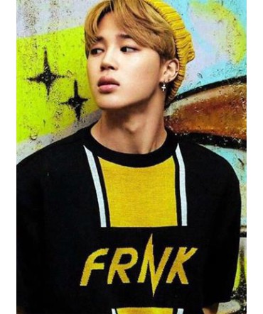 K-Pop Temalı Tablo 85 - Ahşap Retro Tablo