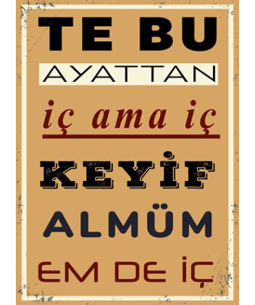 Trakya Tablosu 21 - Ahşap Retro Tablo