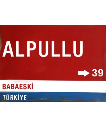 Trakya Tablosu 3 - Ahşap Retro Tablo