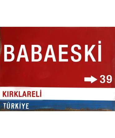 Trakya Tablosu 4 - Ahşap Retro Tablo