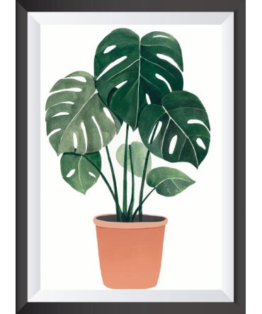 Tropik 1 - Ahşap Retro Tablo