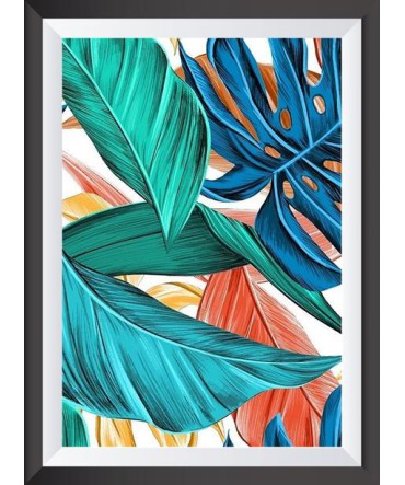 Tropik 21 - Ahşap Retro Tablo