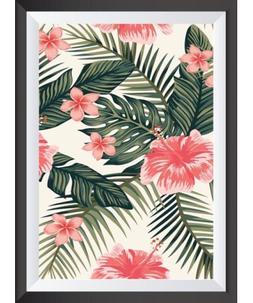 Tropik 8 - Ahşap Retro Tablo