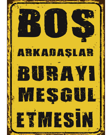 Türkçe Sözlü 9 - Ahşap Retro Tablo