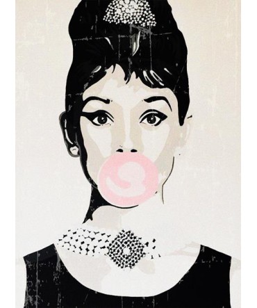 Yabancı Karakterler 9 - Ahşap Retro Tablo