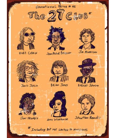 Yabancı Müzisyenler ve Gruplar 13 - Ahşap Retro Tablo