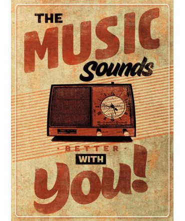 Yabancı Müzisyenler ve Gruplar 2 - Ahşap Retro Tablo