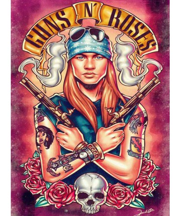 Yabancı Müzisyenler ve Gruplar 37 - Ahşap Retro Tablo