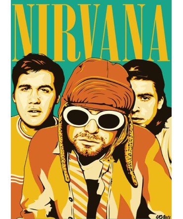 Yabancı Müzisyenler ve Gruplar 39 - Ahşap Retro Tablo