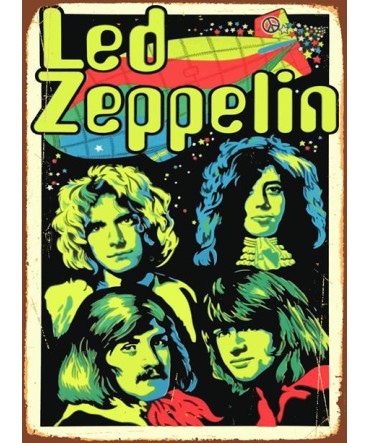 Yabancı Müzisyenler ve Gruplar 42 - Ahşap Retro Tablo