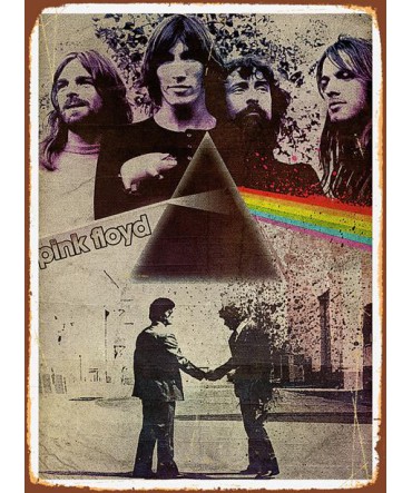 Yabancı Müzisyenler ve Gruplar 46 - Ahşap Retro Tablo