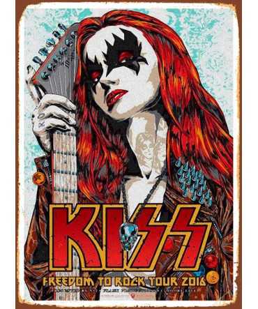 Yabancı Müzisyenler ve Gruplar 57 - Ahşap Retro Tablo