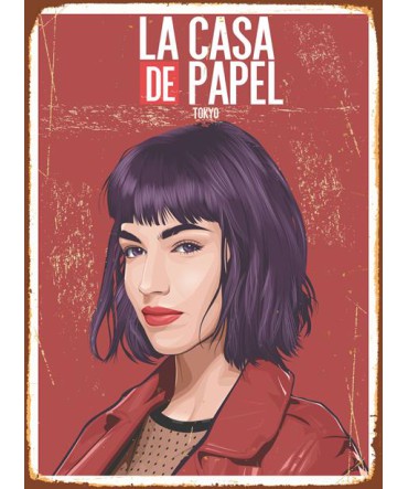 Yabancı Sinema Dizi 80 - Ahşap Retro Tablo